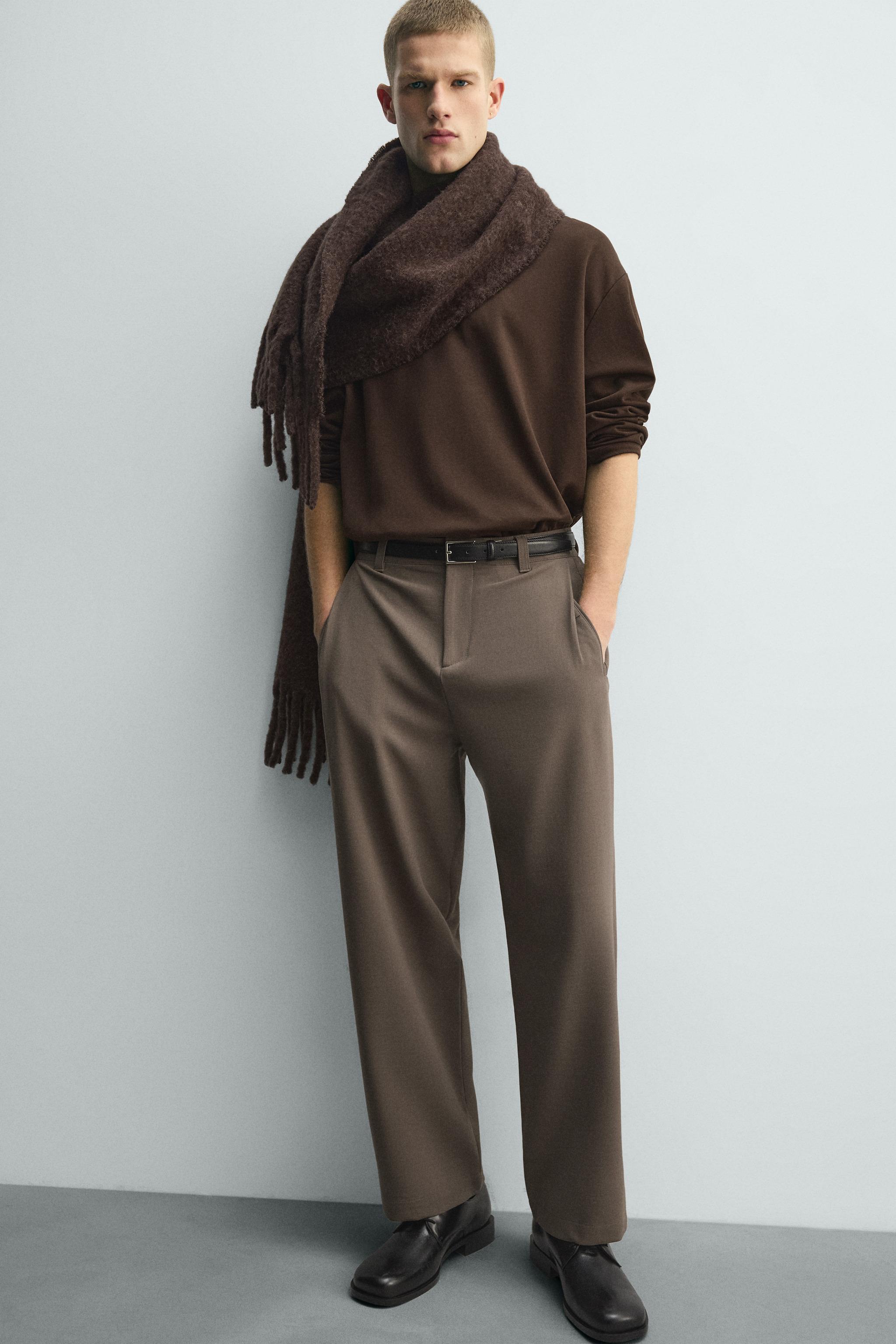 PANTALON PLIS COUPE DÉCONTRACTÉE